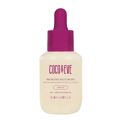 Coco & Eve Bronzing Face Drops Dark Tan
