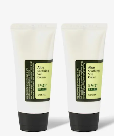 COSRX - Aloe Soothing Sun Cream SPF50 PA+++ Duo