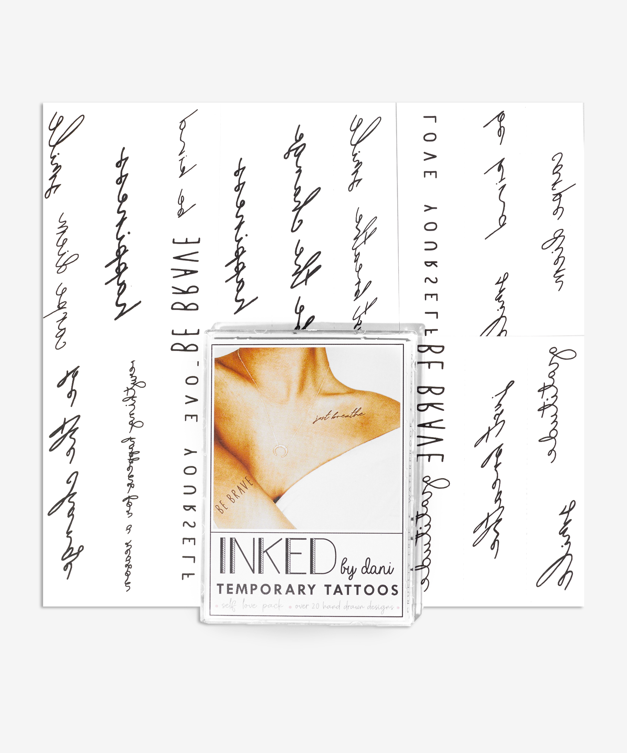 INKED by Dani Self Love Temporary Tattoos at BEAUTY BAY