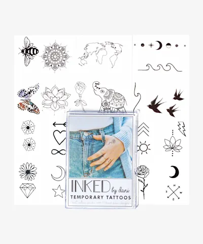 INKED by Dani - Best Sellers Temporary Tattoos
