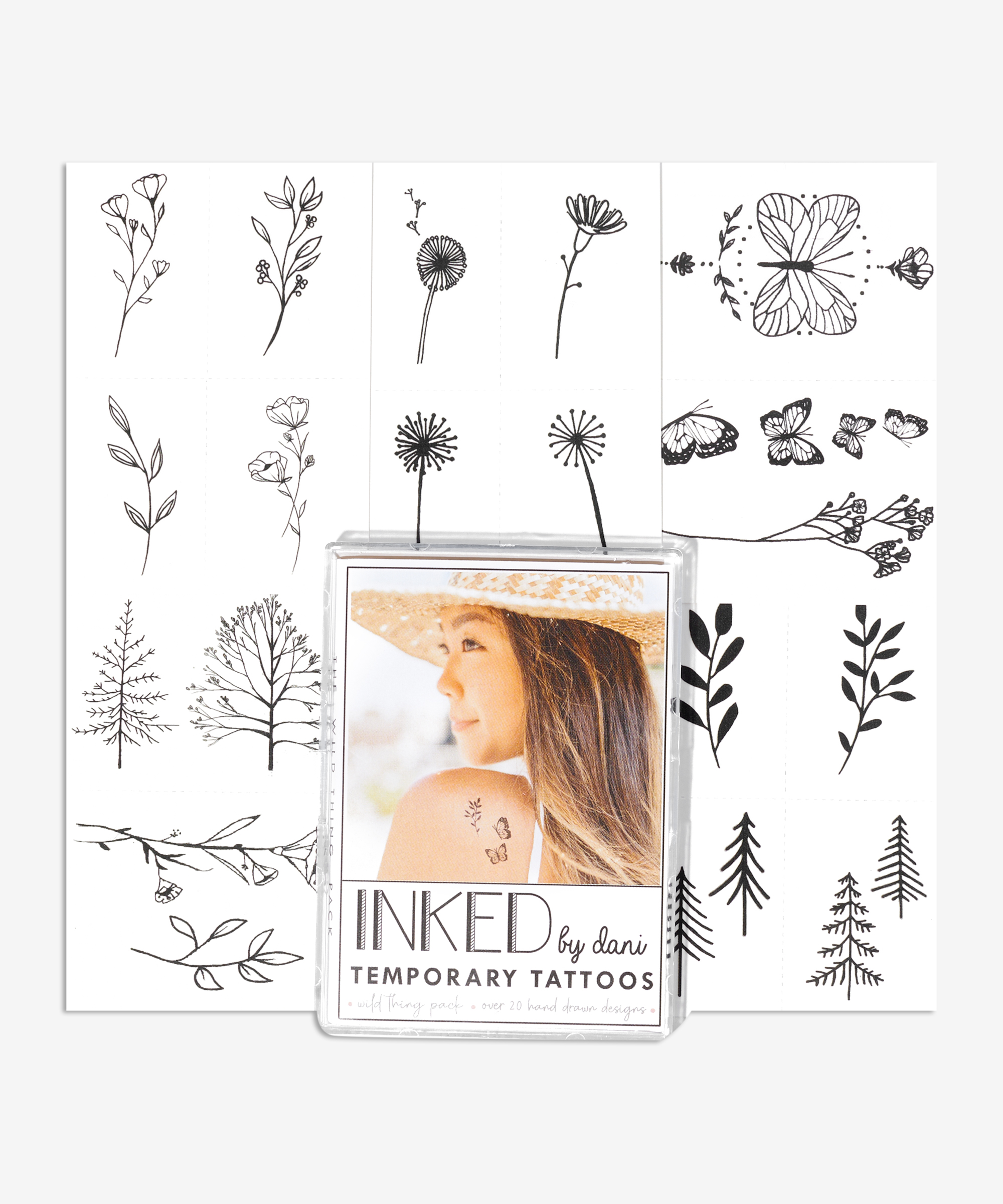 Temporary Tattoos Butterfly Dreams Pack - Inked by Dani