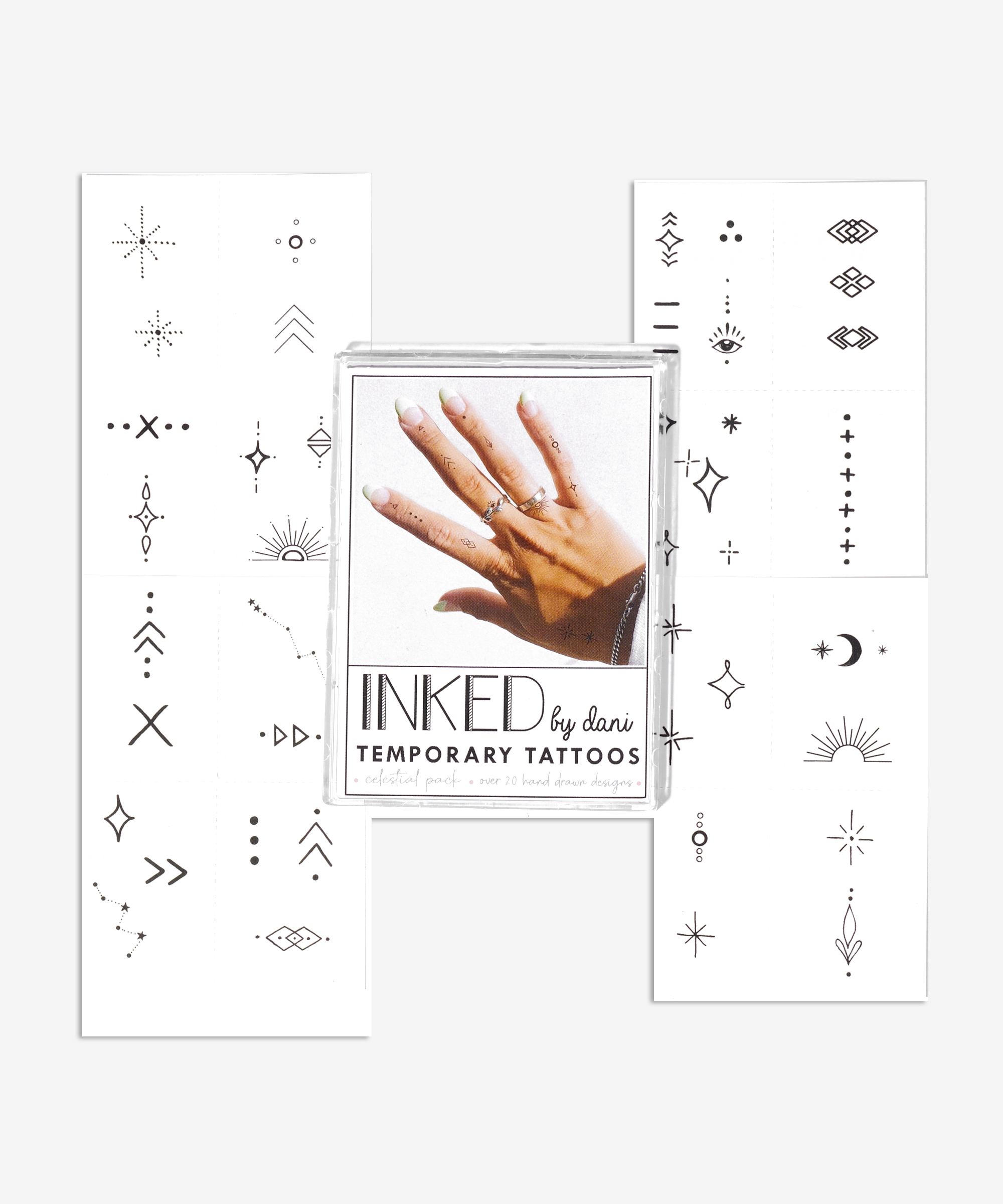 INKED by Dani Celestial Temporary Tattoos at BEAUTY BAY