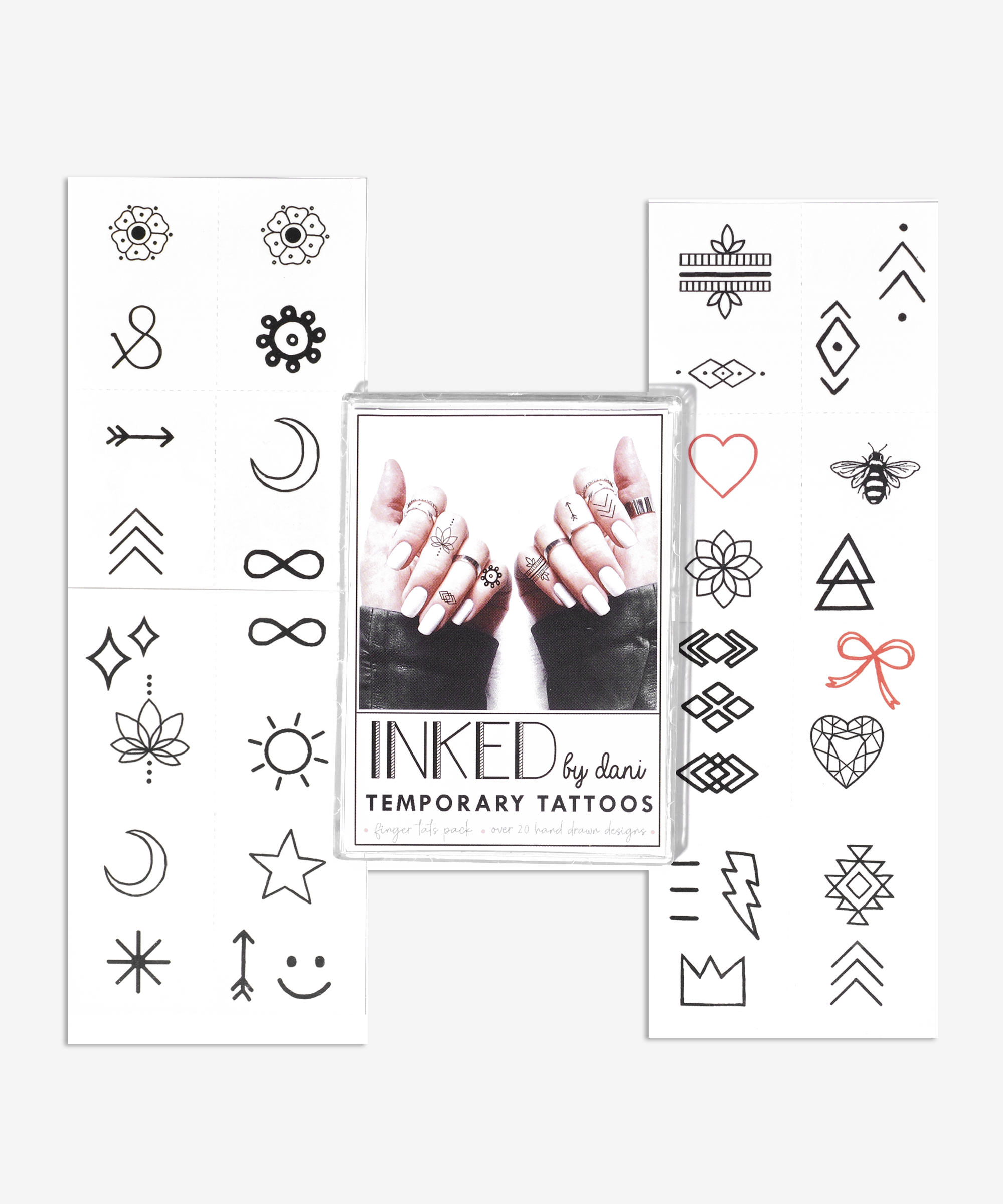 INKED by Dani Finger Tats Temporary Tattoos at BEAUTY BAY