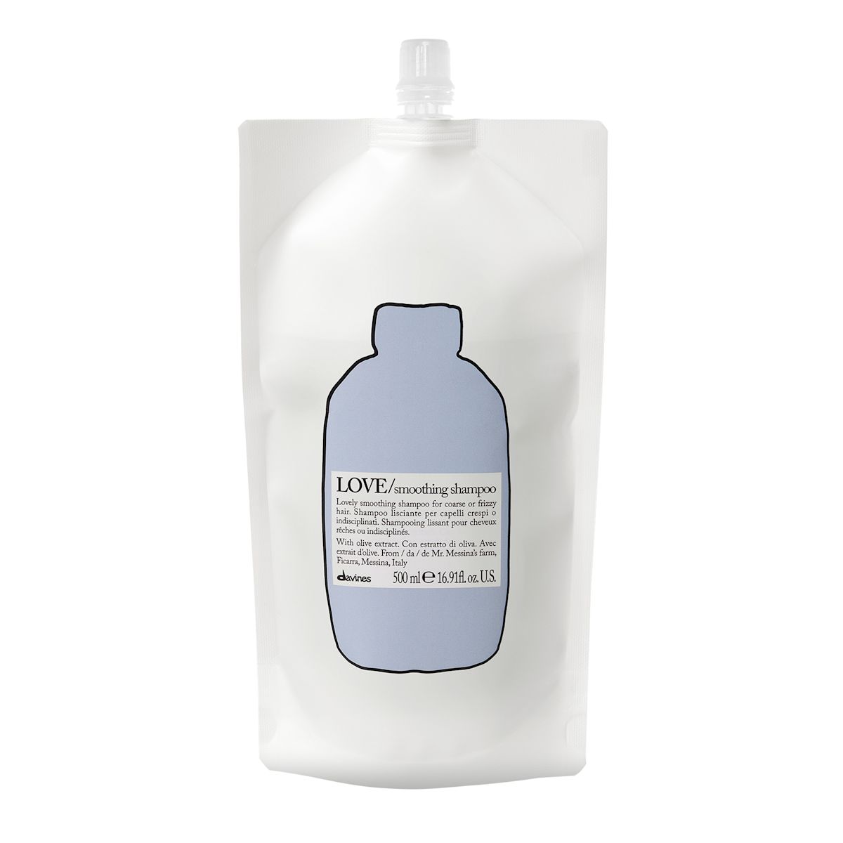 Davines Shampoo Refill Love Smooth 500ml