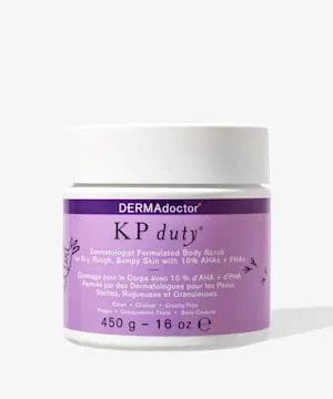 dermadoctor KP Duty Dermatologist Formulated Body Scrub for Dry, Rough, Bumpy Skin with 10% AHAs + PHAs