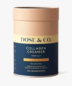 Crema de colágeno lácteo Dose & Co sabor vainilla - 340 g