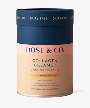 Crema de colágeno sin lácteos Dose & Co con sabor a caramelo - 340 g