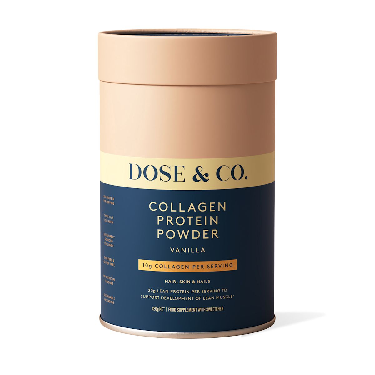 Dose & Co Collagen Protein Powder Vanilla