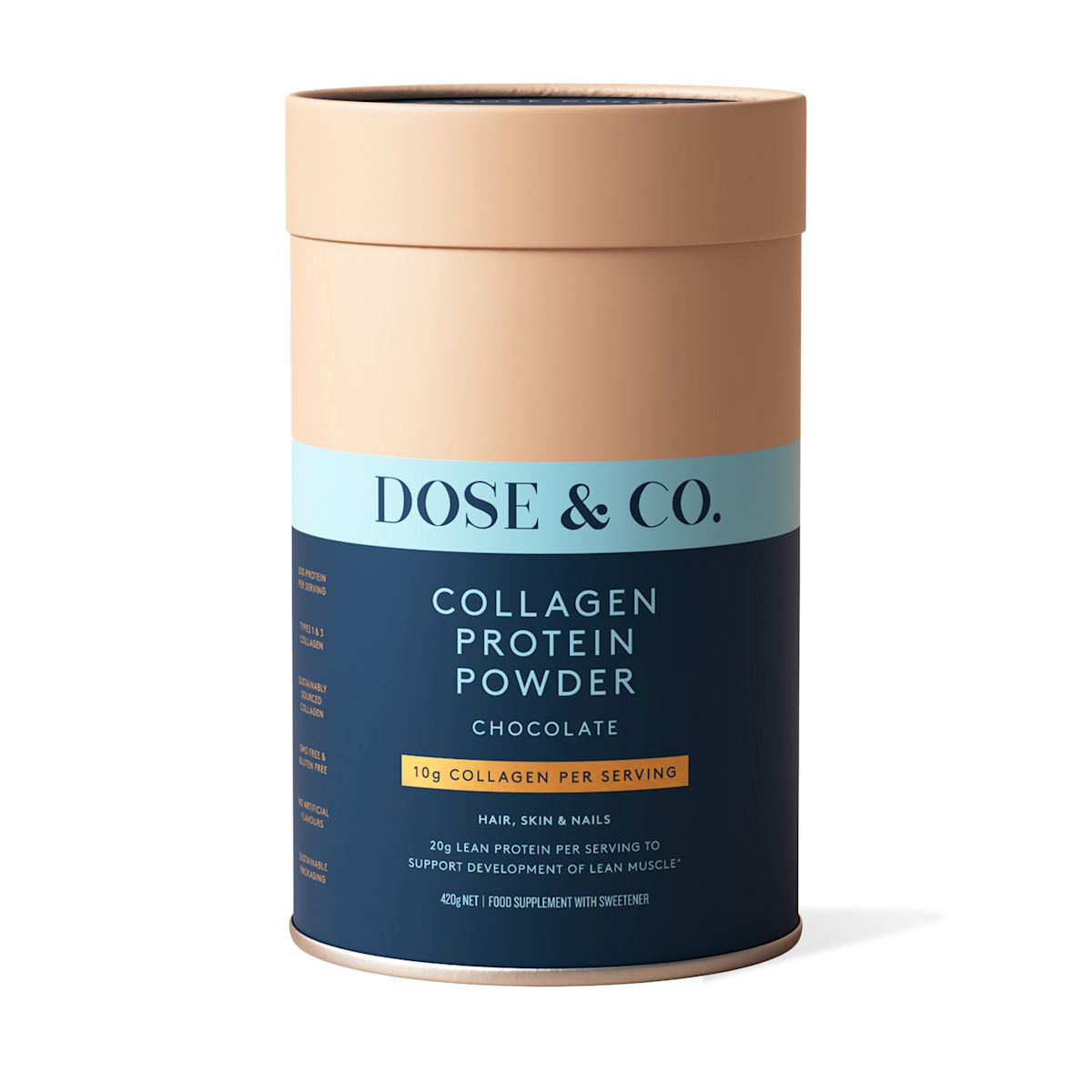 Dose & Co Collagen Protein Powder Chocolate