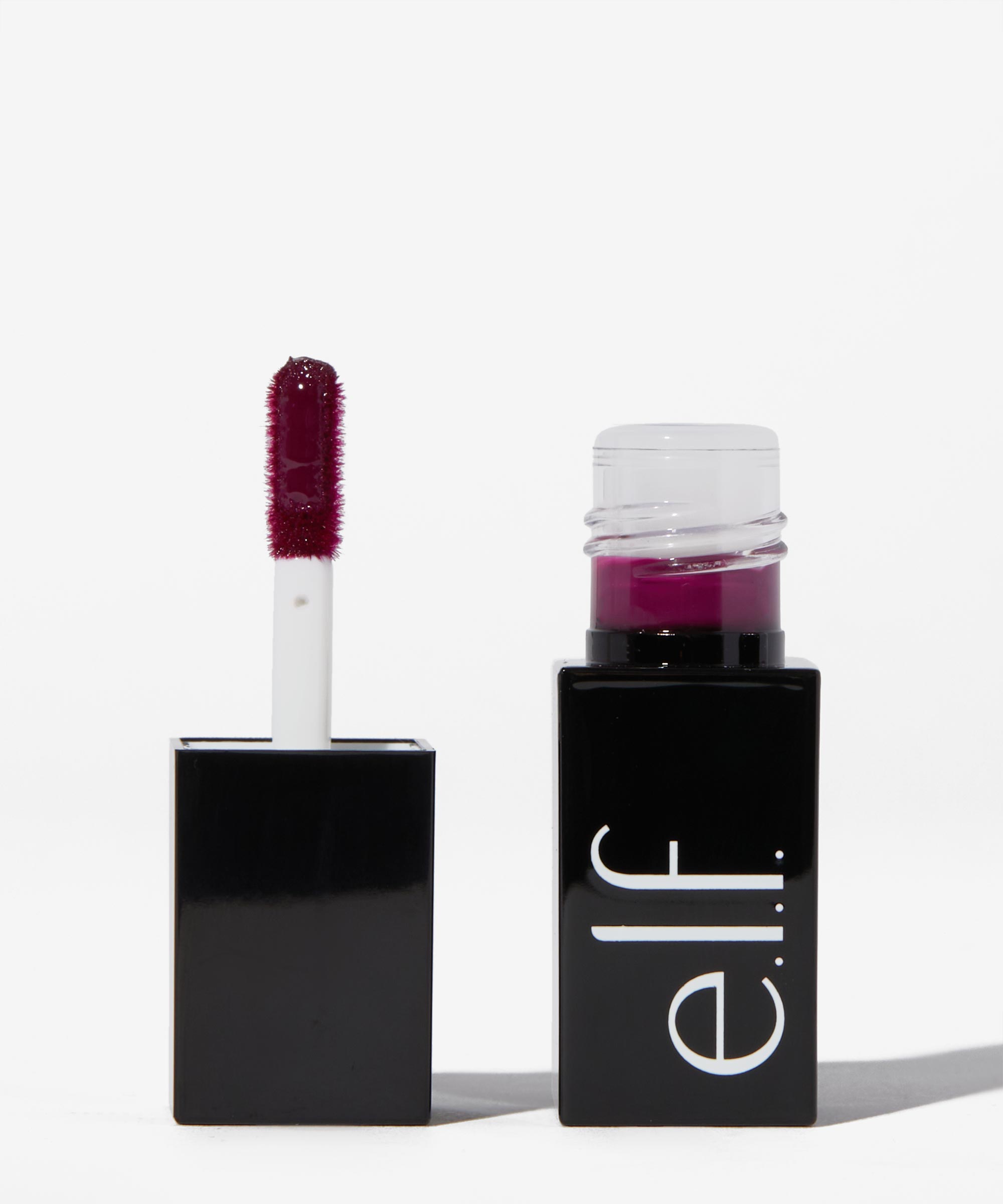 e.l.f. Cosmetics Glossy Lip Stain, Lightweight, Long-Wear Lip Stain For A  Sheer Pop Of Color & Subtle Gloss Effect, Berry Queen : : Beauty &  Personal Care