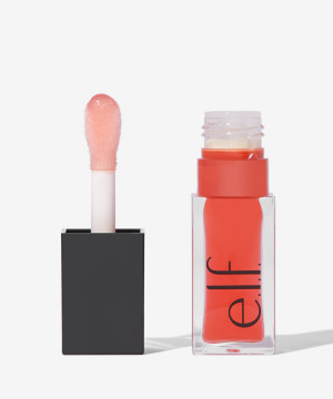 e.l.f. Cosmetics Glow Reviver Lip Oil - Coral Fixation at BEAUTY BAY