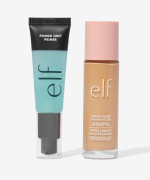 e.l.f. Cosmetics Power Grip Primer & Halo Glow Liquid Filter - 2 Fair ...