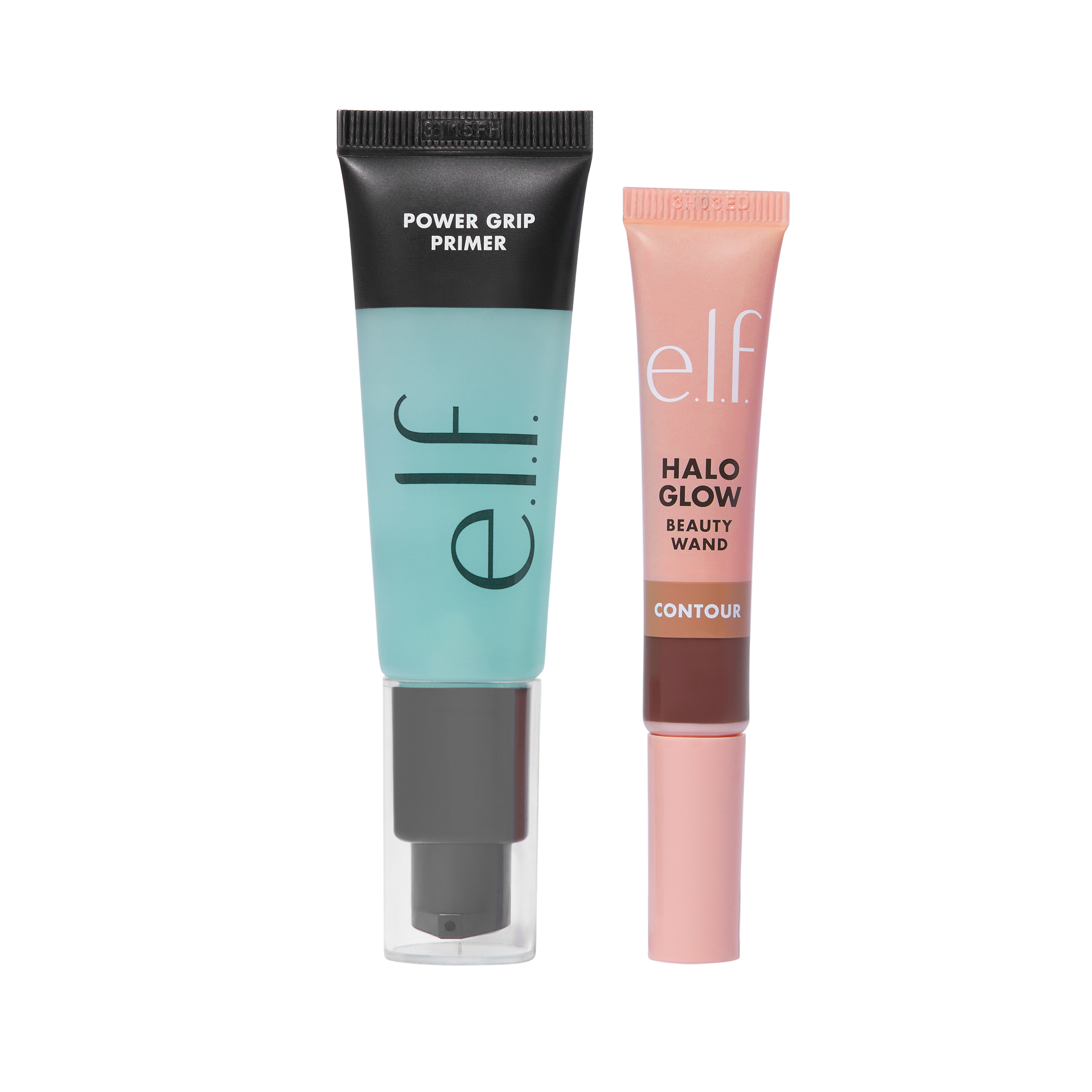 Power Grip Primer & Halo Glow Contour Beauty Wand Tan/Deep