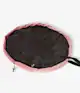 The Flat Lay Co. - Drawstring Makeup Bag in Pink Velvet