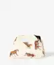 The Flat Lay Co. - Drawstring Makeup Bag in Neutral Tigers