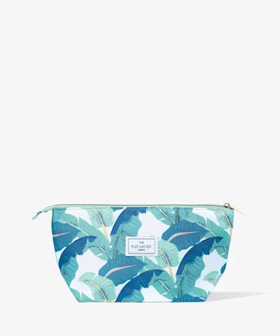 The Flat Lay Co. - Essential Pouch in Tropical Leaves