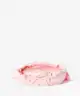 The Flat Lay Co. - Drawstring Makeup Bag in Sweet Pink Hearts Parachute
