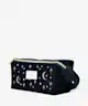 The Flat Lay Co. - Open Flat Box Bag in Embroidered Celestial Blue Velvet 