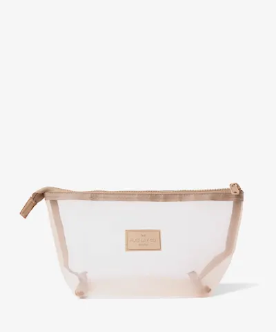 The Flat Lay Co. - Essential Makeup Pouch Taupe Mesh