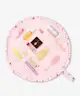 The Flat Lay Co. - Drawstring Makeup Bag - Pink Cherries & Bows