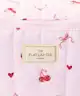 The Flat Lay Co. - Marshmallow Makeup Box Bag - Pink Cherries & Bows