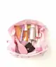The Flat Lay Co. - Marshmallow Makeup Box Bag - Pink Cherries & Bows