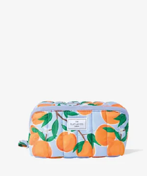 The Flat Lay Co. Marshmallow Flat Lay Makeup Box Bag - Mediterranean Oranges