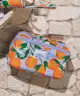 The Flat Lay Co. - Marshmallow Flat Lay Makeup Box Bag - Mediterranean Oranges