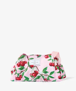 theflatlayco Drawstring Flat Lay Makeup Bag - Cherries