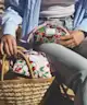 The Flat Lay Co. - Drawstring Flat Lay Makeup Bag - Cherries