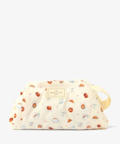 The Flat Lay Co. - Parachute Drawstring Flat Lay Makeup Bag - Patisserie