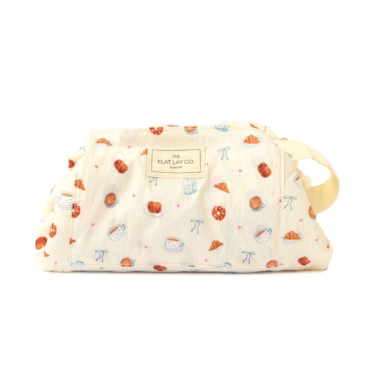 The Flat Lay Co. Parachute Drawstring Flat Lay Makeup Bag - Patisserie