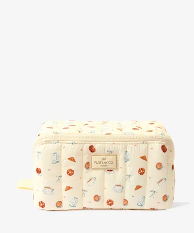 The Flat Lay Co. - Marshmallow Flat Lay Makeup Box Bag - Patisserie