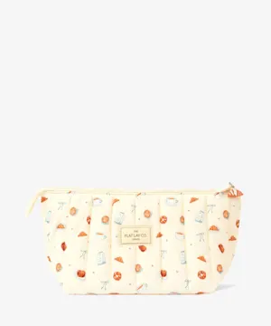 The Flat Lay Co. Marshmallow Essential Makeup Pouch - Patisserie