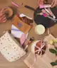 The Flat Lay Co. - Marshmallow Essential Makeup Pouch - Patisserie