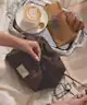 The Flat Lay Co. - Drawstring Flat Lay Makeup Bag - Espresso
