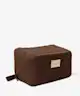 The Flat Lay Co. - Marshmallow Flat Lay Makeup Box Bag - Espresso