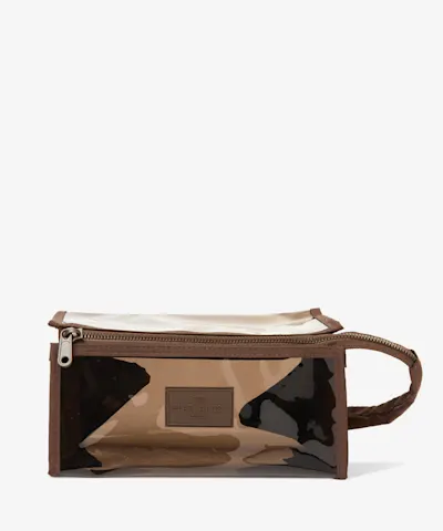 The Flat Lay Co. - Jelly Flat Lay Makeup Box Bag - Espresso