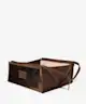 The Flat Lay Co. - Jelly Flat Lay Makeup Box Bag - Espresso