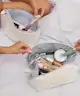 The Flat Lay Co. - Marshmallow Flat Lay Makeup Box Bag - Cozy Cotton Ditsy Floral