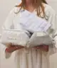 The Flat Lay Co. - Marshmallow Flat Lay Makeup Box Bag - Cozy Cotton Ditsy Floral