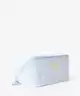 The Flat Lay Co. - Marshmallow Flat Lay Makeup Box Bag - Cozy Cotton Blue Stripes
