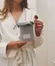 The Flat Lay Co. - Standing Makeup Brush Case - Cozy Cotton Grey