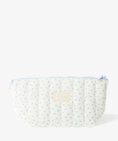 The Flat Lay Co. - Essential Makeup Pouch - Cozy Cotton Ditsy Floral