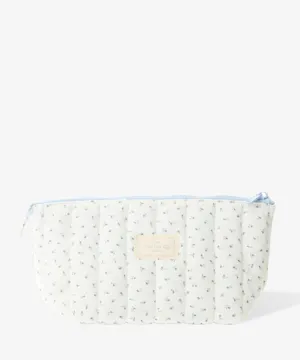 theflatlayco Essential Makeup Pouch - Cozy Cotton Ditsy Floral