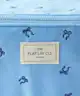 The Flat Lay Co. - Flat Lay Makeup Box Bag - Ditsy Bows Blue Embroidered Velvet