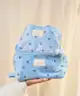 The Flat Lay Co. - Flat Lay Makeup Box Bag - Ditsy Bows Blue Embroidered Velvet