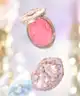 Flower Knows - Violet Strawberry Rococo Embossed Blush
