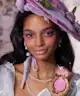 Flower Knows - Violet Strawberry Rococo Embossed Blush