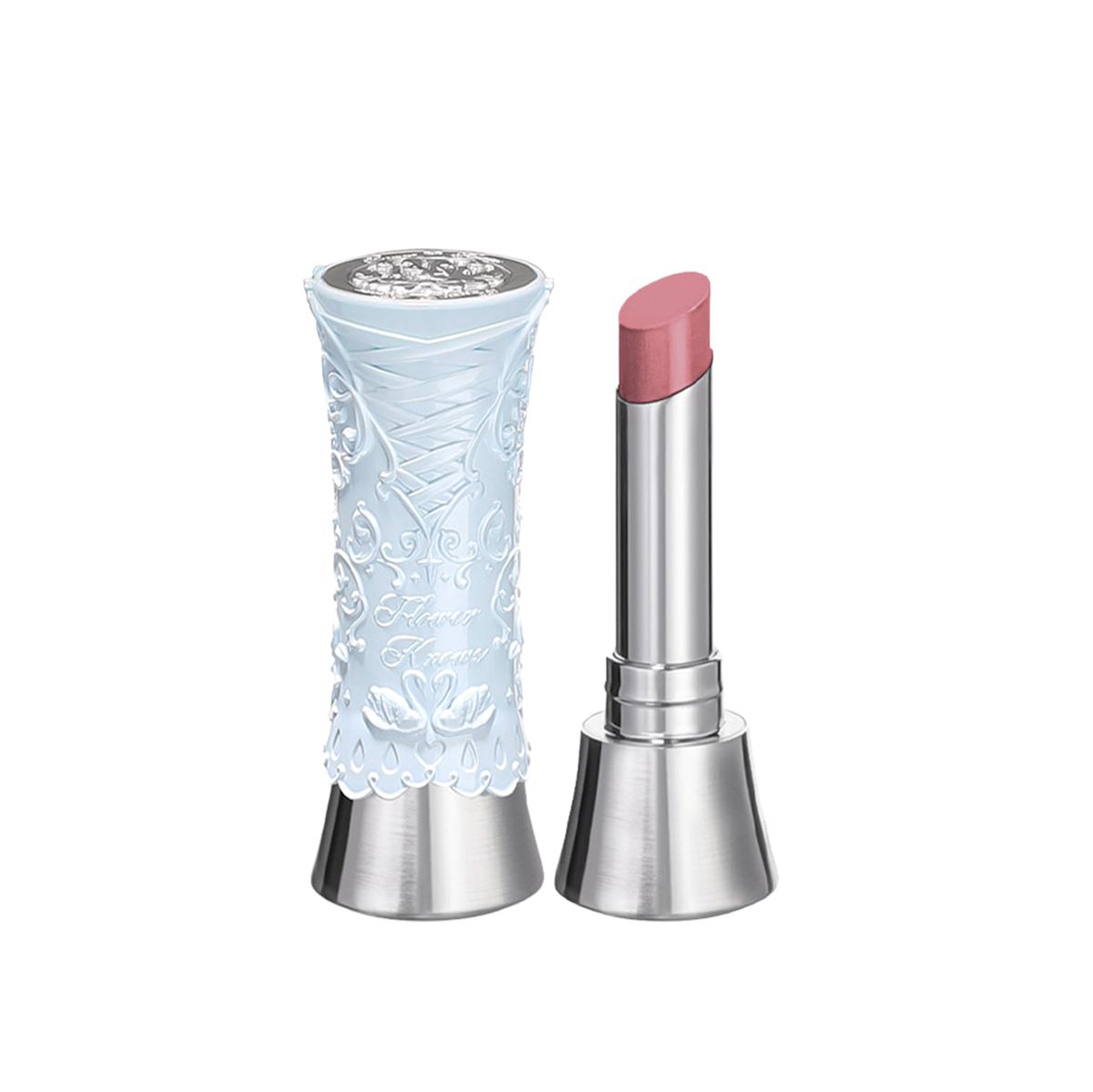Flower Knows Swan Ballet Shine Lipstick 04 Silver Moon
